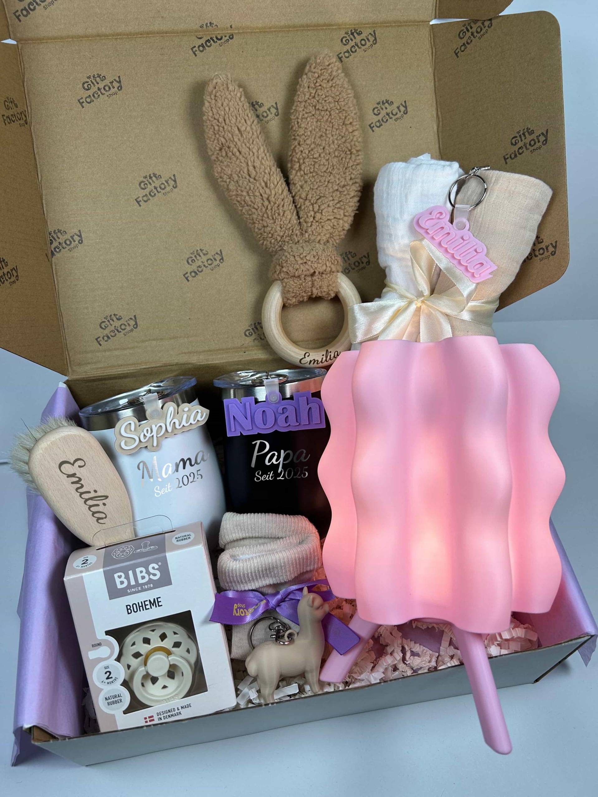 Dreifache Liebe - Unser Babyjahr, Premium Erinnerungsset Für Eltern & Kind, Für Geburtstag, Jahrestage von Etsy - GiftFactoryShopDe
