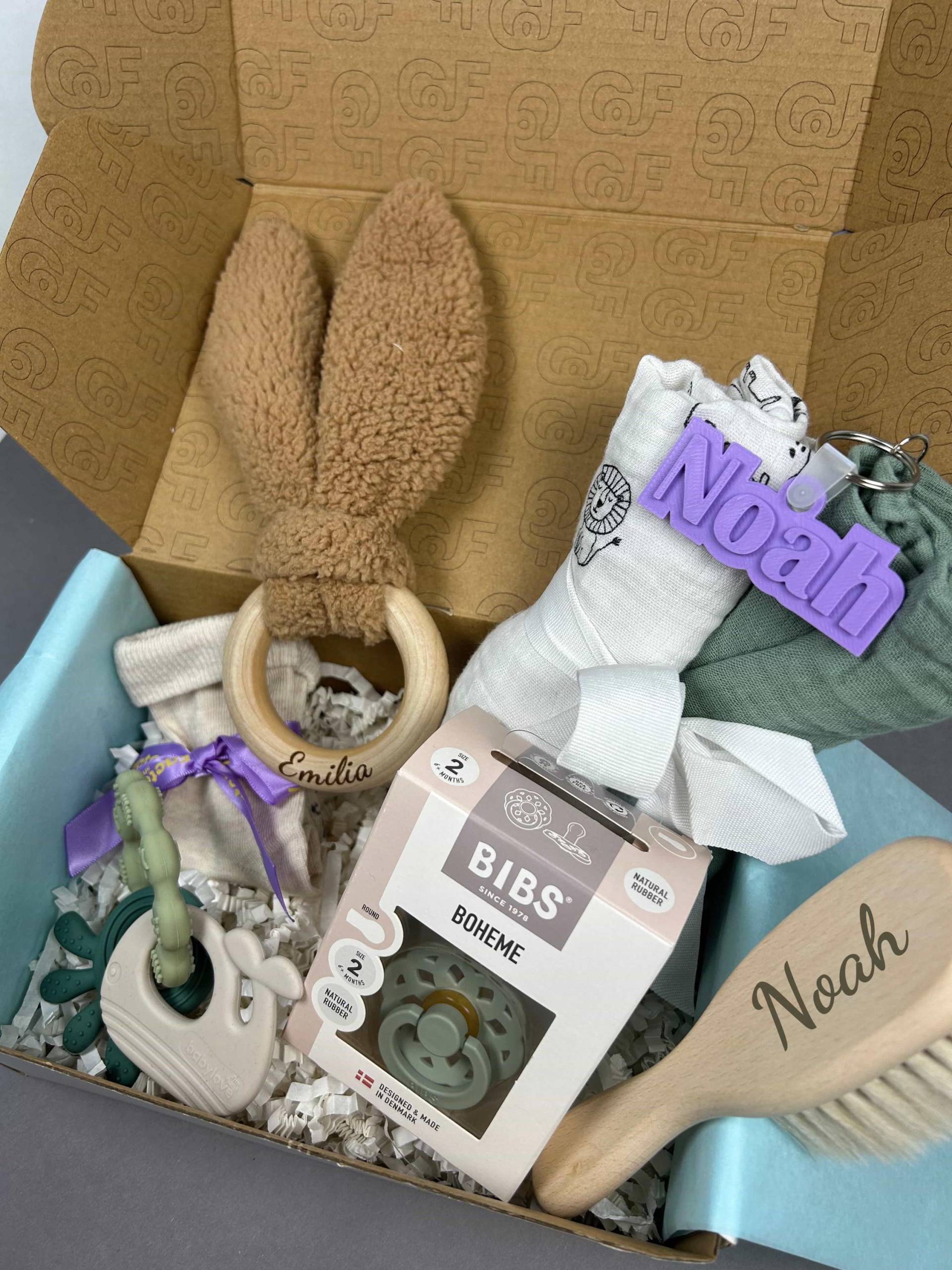 Kleine Hasenfreude - Baby Geschenkbox, Geburt, Taufe, Shower, Erster Geburtstag Kleine Hasenfreude - Baby Geschenkbox, Geburt, Taufe, Shower, Erster Geburtstag von Etsy - GiftFactoryShopDe