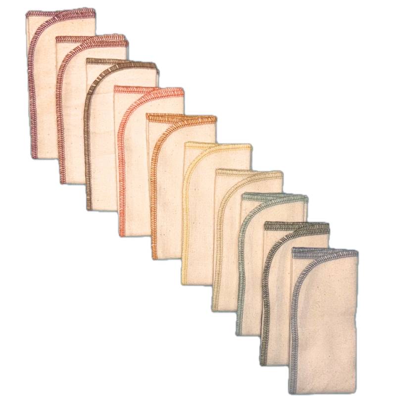 50 Er Packung Little Wipes 20x20cm , Gots Zertifizierte Bio-Baumwolle, 1-Lagig von Etsy - GinasSoftClothShop