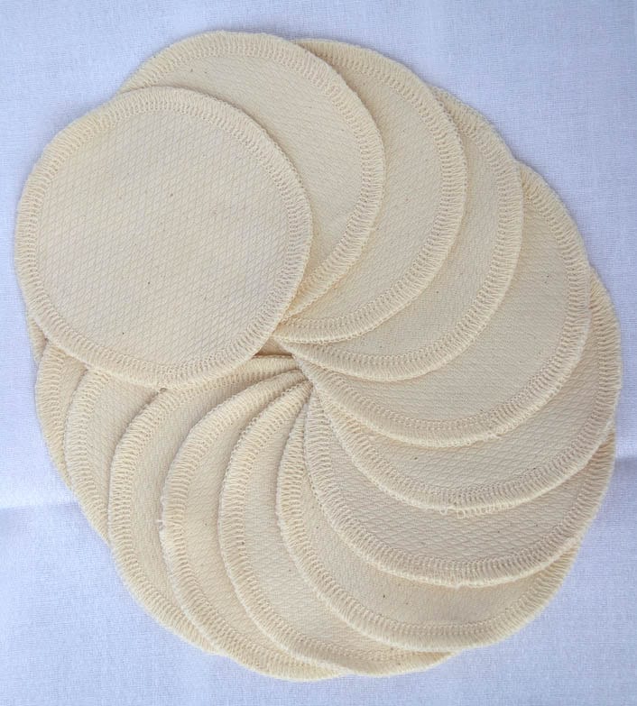 Organic Cotton Gesichtspads 10Er Pack Mit Waschbeutel Handmade in Den Usa von Etsy - GinasSoftClothShop