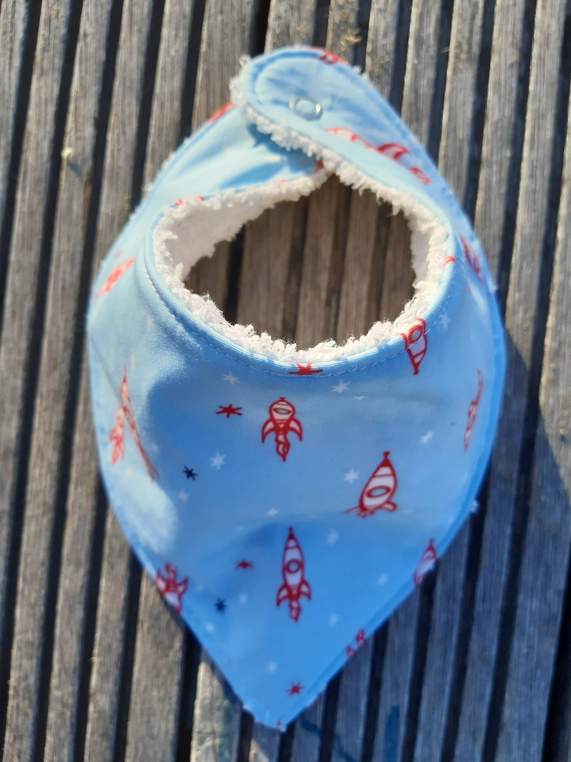 Bandana Bätzchen "Rote Raketen" von Etsy - GingerNessCreation