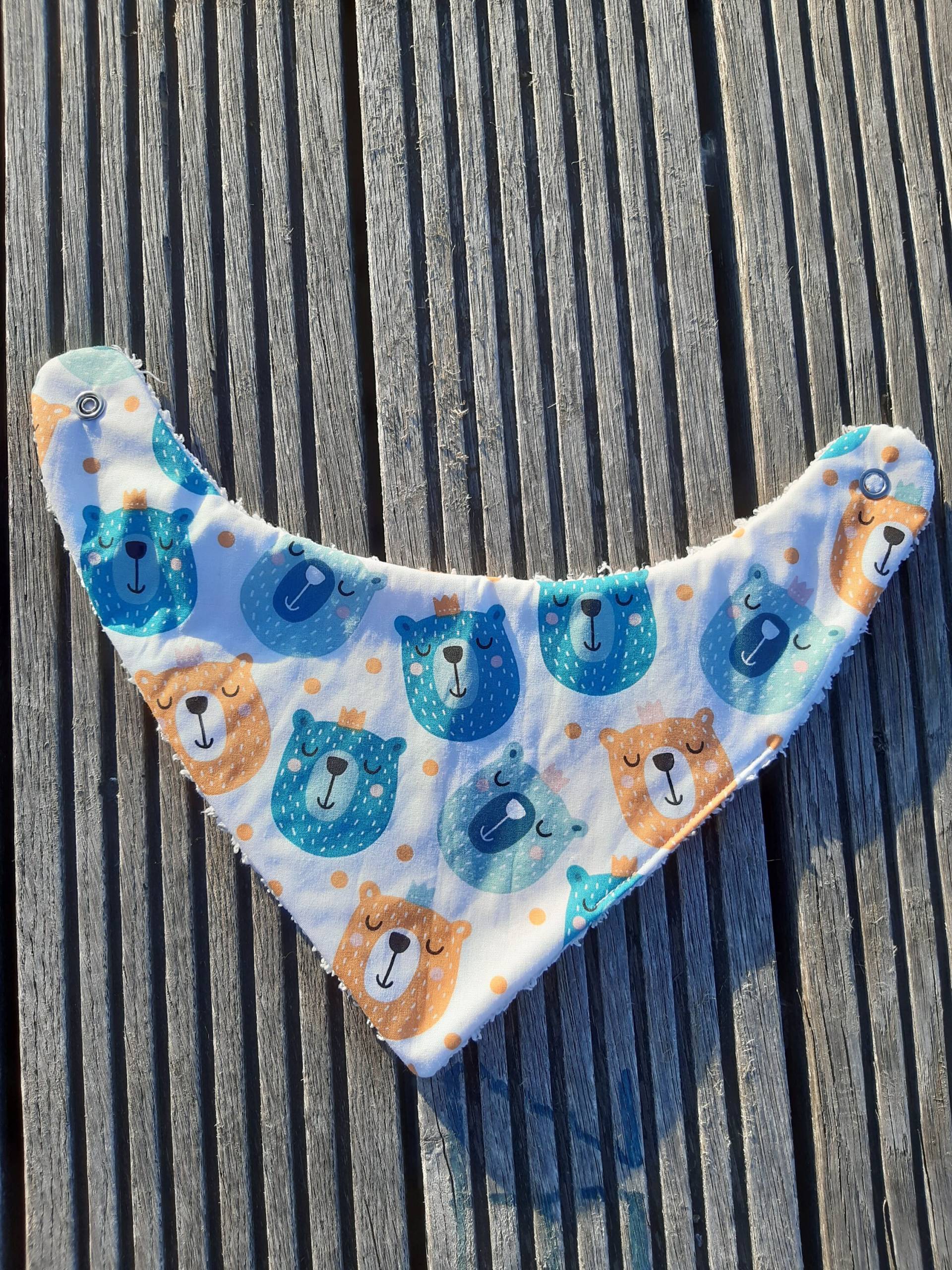 Lätze Bandana Größe 0-6 Monate von Etsy - GingerNessCreation