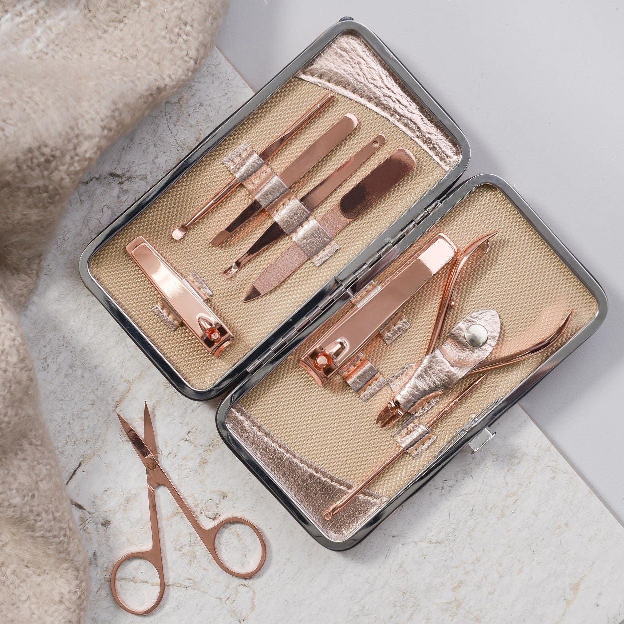 Personalisiert - Damen Maniküre Set Kupfer Nägel Geburtstag Geschenk Zum 7 von Etsy - GingerRoseGifts