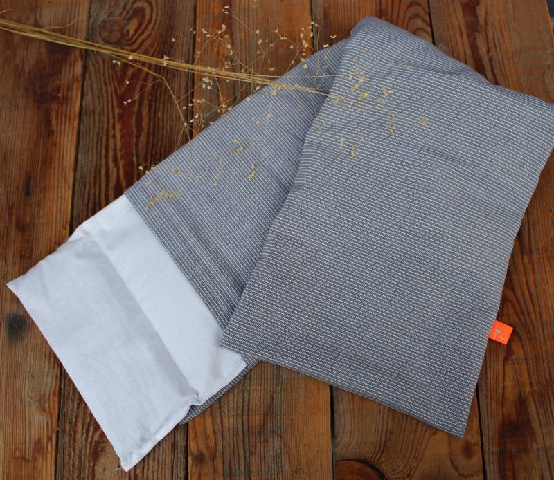 Leinsamen Kissen Bio, Waschbarer Bezug, 8-Kammern, 70x20cm Leinsamen Kissen Bio, Waschbarer Bezug, 8-Kammern, 70x20cm von Etsy - Ginsterkueken