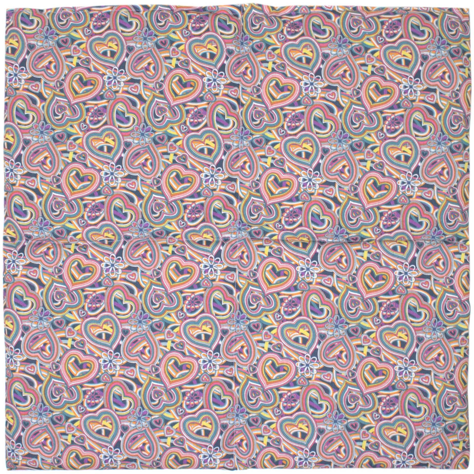 Körnerkissen 40x40cm 4-Kammer | Bio-stoff Psychedelic Heart Wärmekissen -> Mikrowelle&backofen Kältekissen Gefrierfach, Div Füllungen Körnerkissen 40x40cm 4-Kammer | Bio-stoff Psychedelic Heart Wärmekissen -> Mikrowelle&backofen Kältekissen Gefrierfach, Div Füllungen von Etsy - Giraffenland