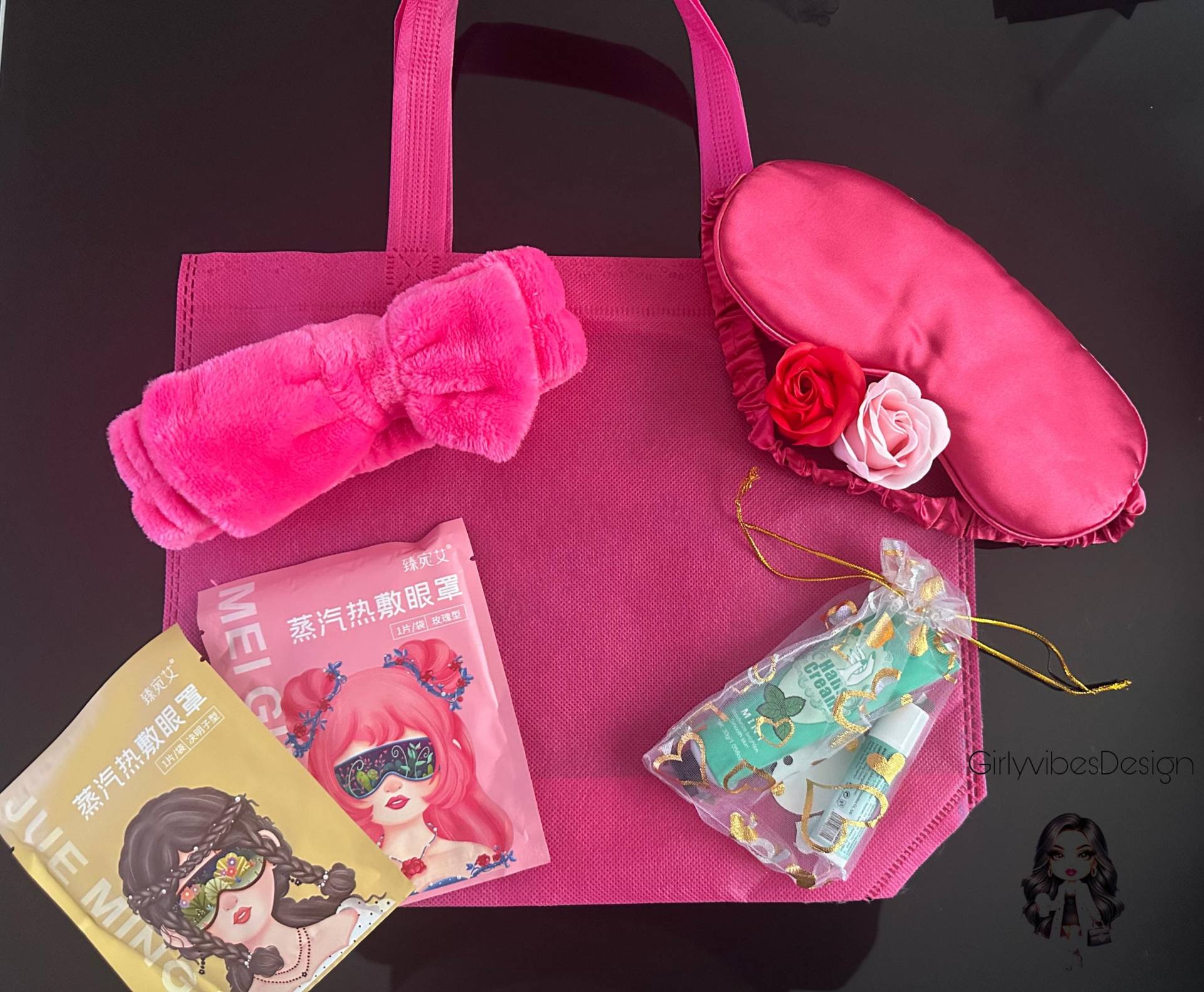 Wellness Tasche Set|Spa Set|Entspannungsset|Geschenk|Geschenkidee|Wohlfühlen|Tasche|Handcreme|Lippenpflege|Schlafmaske|Augenmaske|Geschmack Wellness Tasche Set|Spa Set|Entspannungsset|Geschenk|Geschenkidee|Wohlfühlen|Tasche|Handcreme|Lippenpflege|Schlafmaske|Augenmaske|Geschmack von Etsy - GirlyvibesDesiign