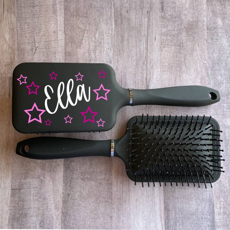Personalisierte Haarbürste, Paddle Brush Mit Namen Und Tupfen, Cheer Team Geschenk, Dance Geschenk Für Sie, Custom von Etsy - GirlyyPops