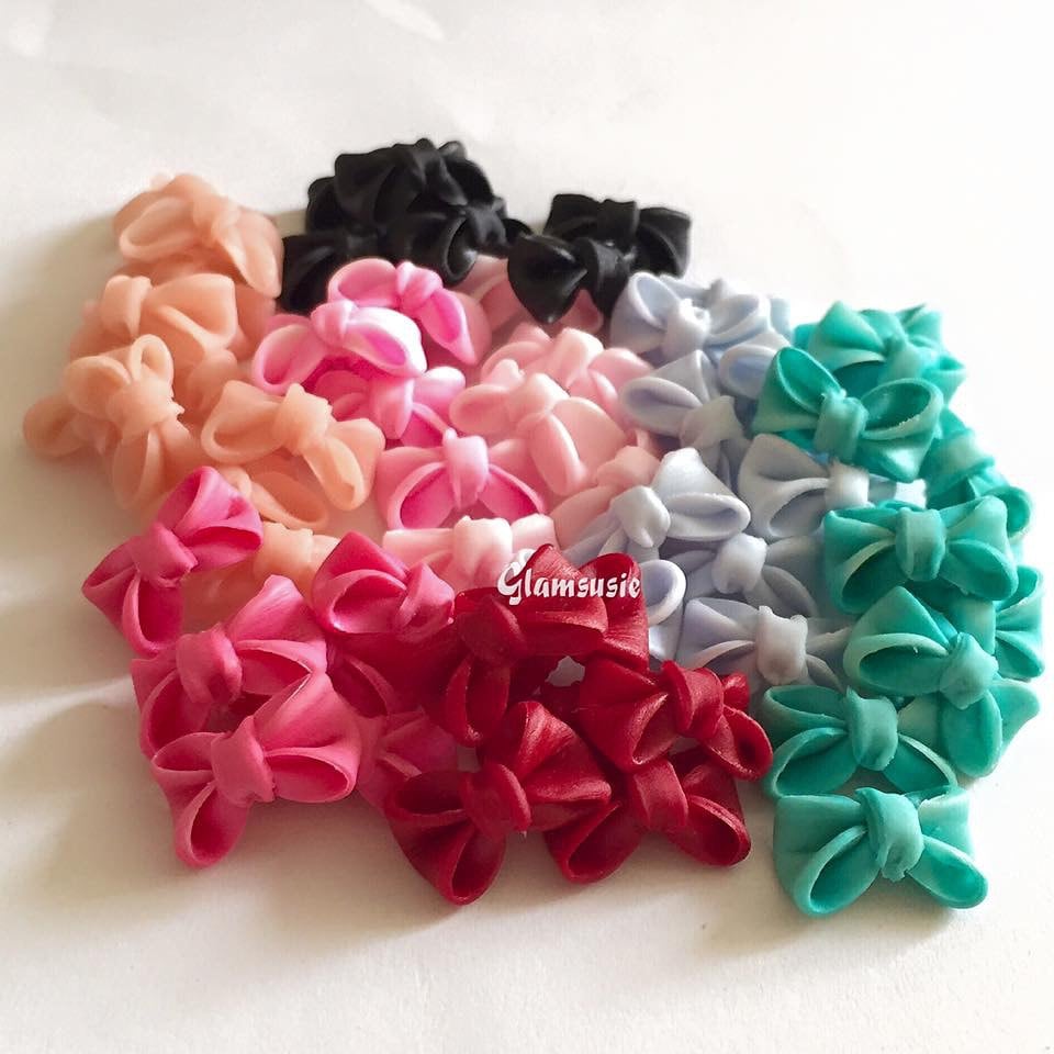 Handgefaltete Schleifen von Etsy - Glamnailart