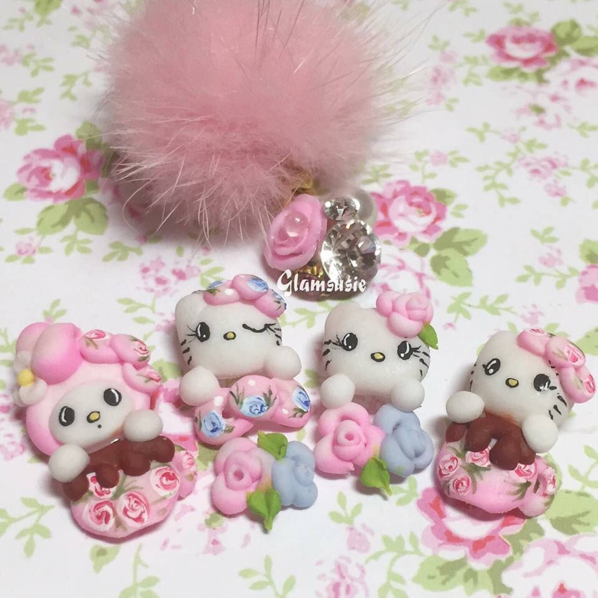 Kitty & Freunde von Etsy - Glamnailart