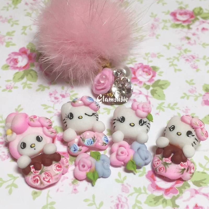 Kitty & Freunde von Etsy - Glamnailart