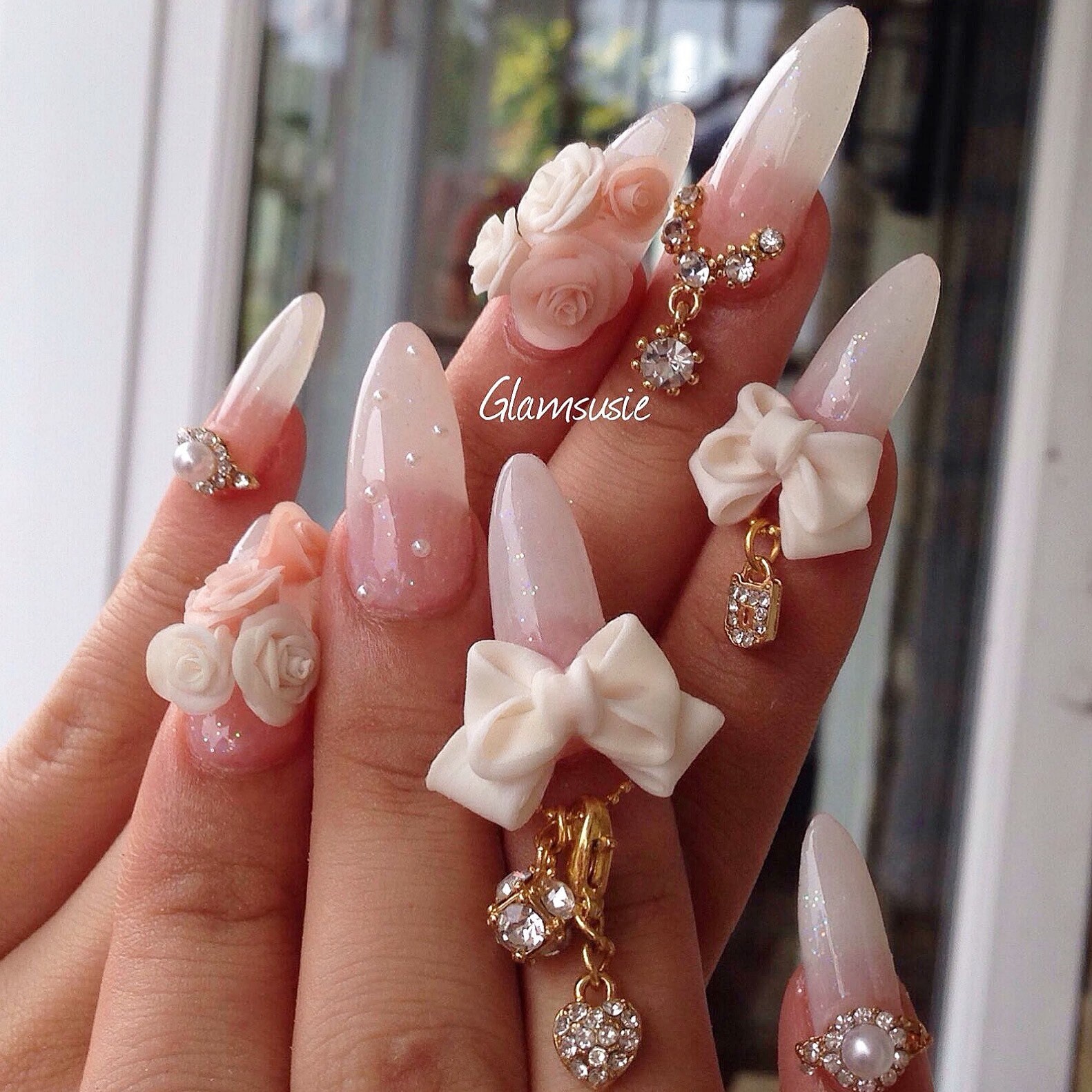 Schleifen & von Etsy - Glamnailart