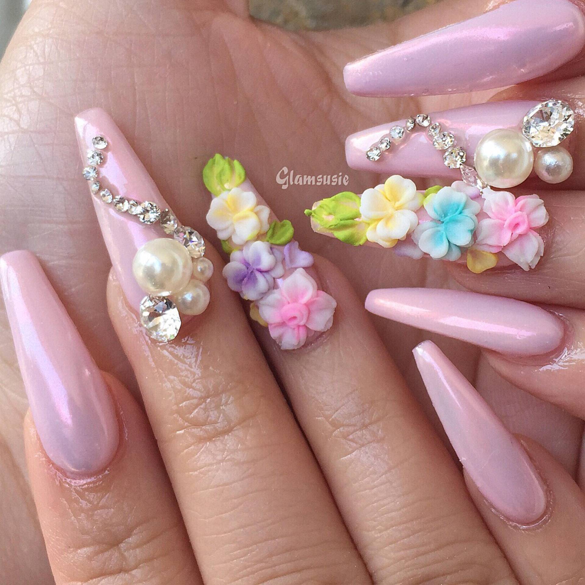 Sommerblumen von Etsy - Glamnailart
