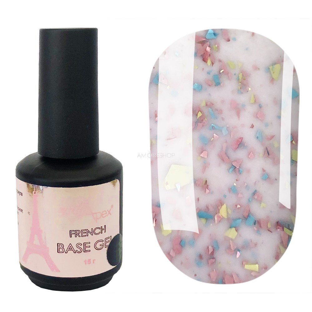 Nailapex Potal Base Cover Milk Pink Multi-Color Konfetti Flakes Camouflage Coat Nail Art 15 Ml Nailapex Potal Base Cover Milk Pink Multi-Color Konfetti Flakes Camouflage Coat Nail Art 15 Ml von Etsy - Glifada
