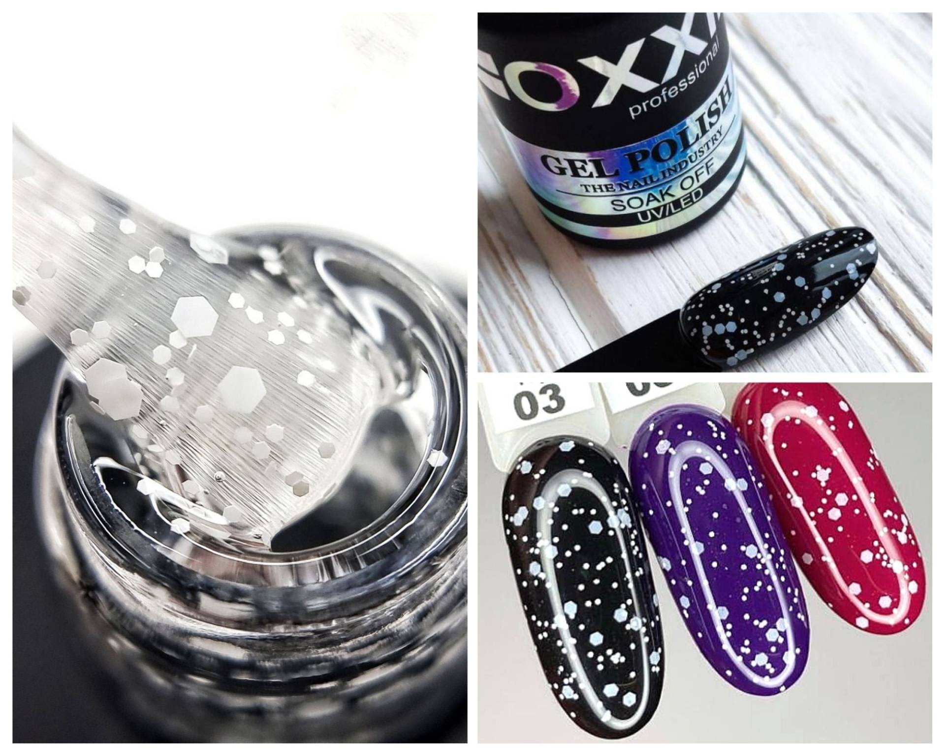 Oxxi Twist Top Coat Mit Weißen Punkten Pailletten Cover Für Nailart Oxxi Twist Top Coat Mit Weißen Punkten Pailletten Cover Für Nailart von Etsy - Glifada