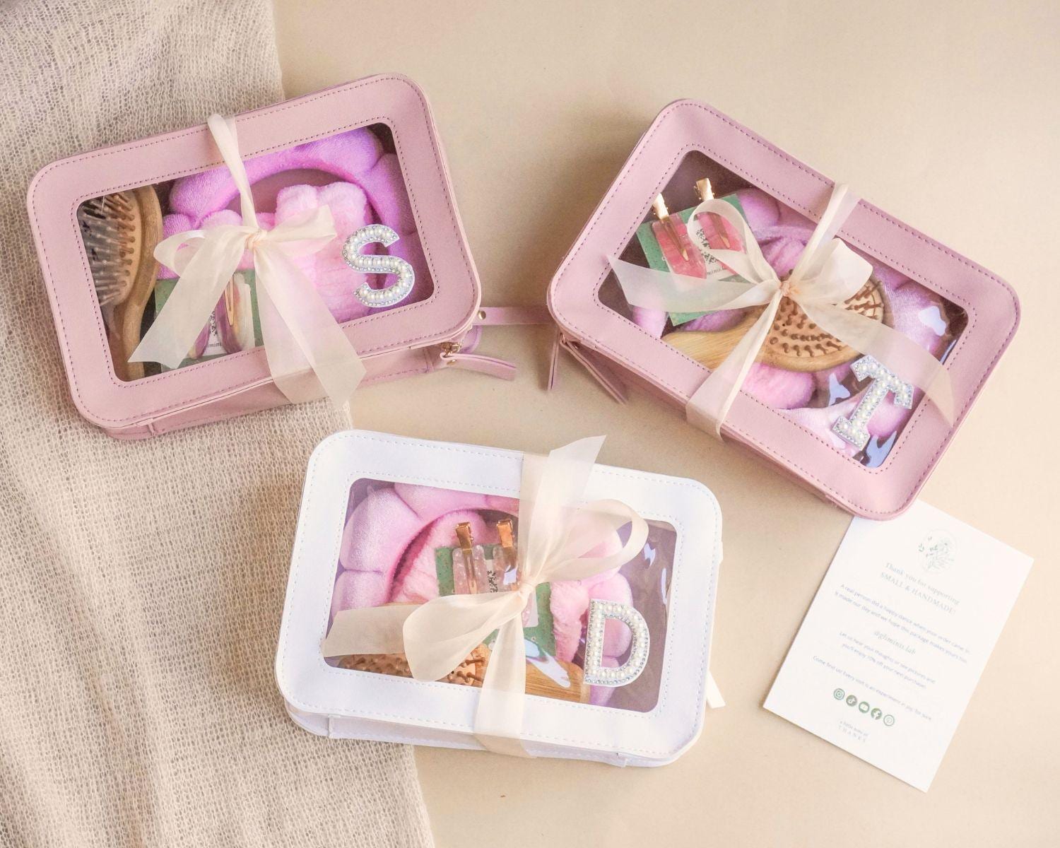 Custom Girl Scout Geschenke Preppy Spa Make-Up Tasche Kit Für Nichte Goodie Bags Teen Geburtstagsgeschenke Cheerleader Team Weihnachtsgeschenke von Etsy - GliminisLab