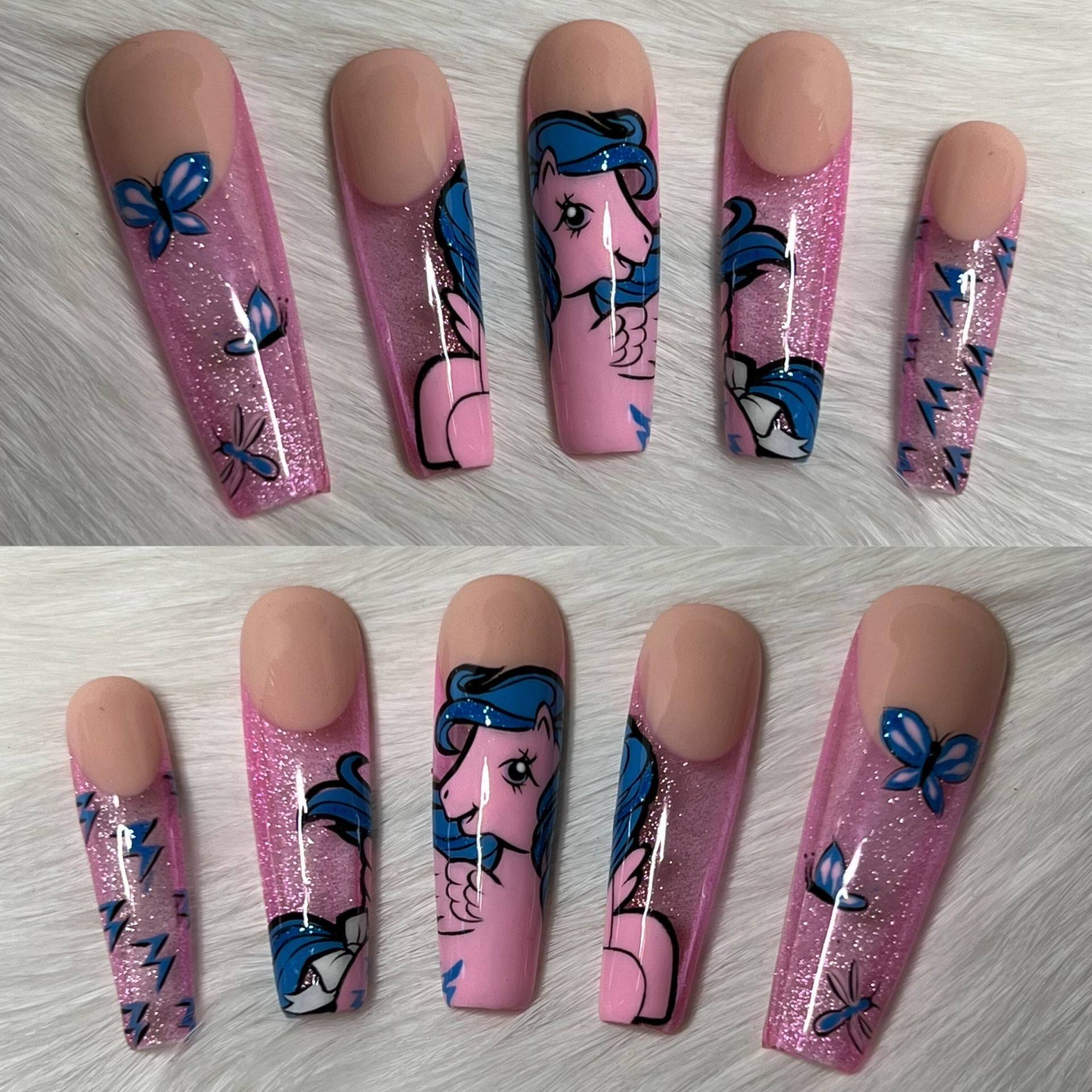 My Little Pony Press On Nails My Little Pony Press On Nails von Etsy - GlimmerAndSage