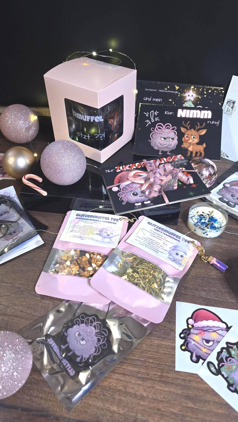 Glitzermuffel Winterpaket - Safeplace Paket von Etsy - Glitzermuffel