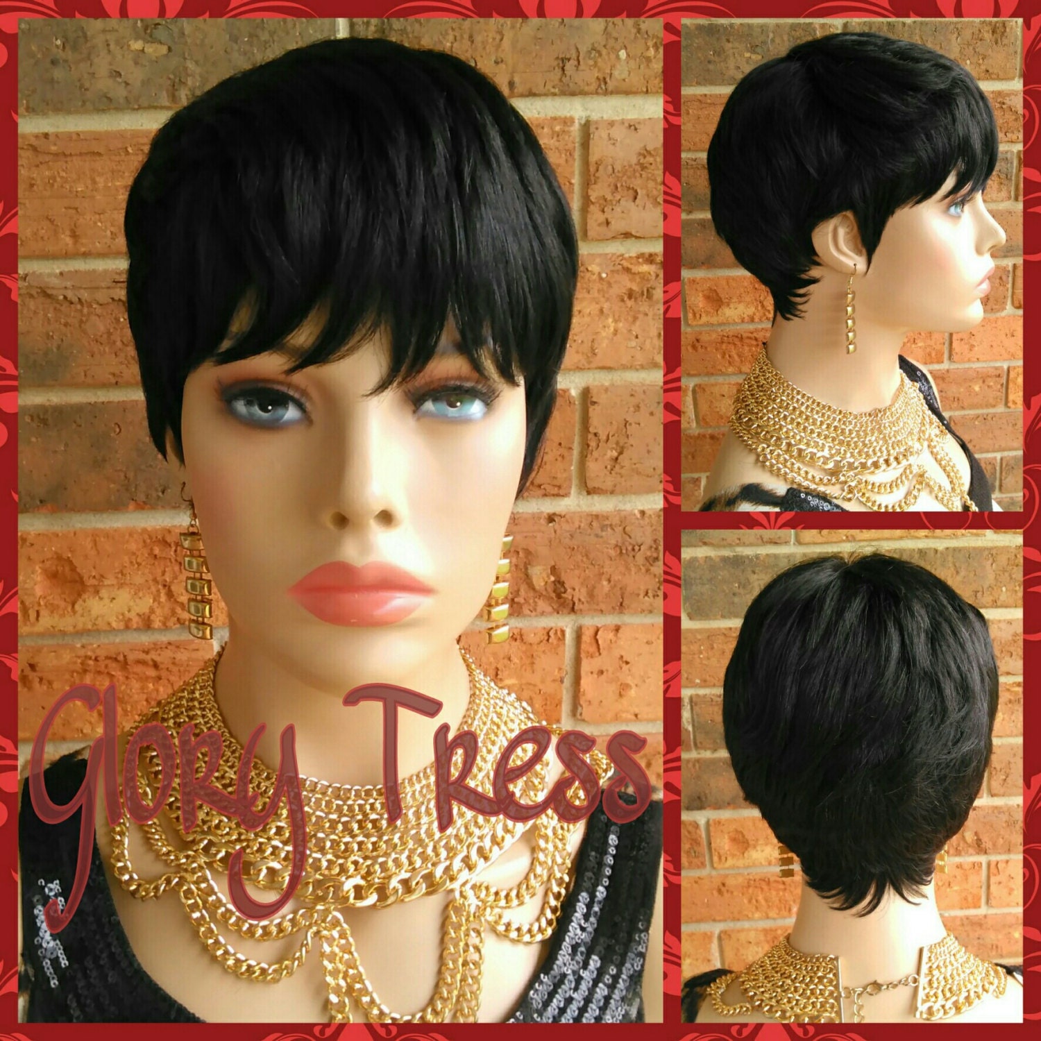 On Sale // Kurze Rasiermesser Perücke, Pixie Cut Frisur, 100% Remy Echthaar Perücke Revive On Sale // Kurze Rasiermesser Perücke, Pixie Cut Frisur, 100% Remy Echthaar Perücke Revive von Etsy - GloryTress