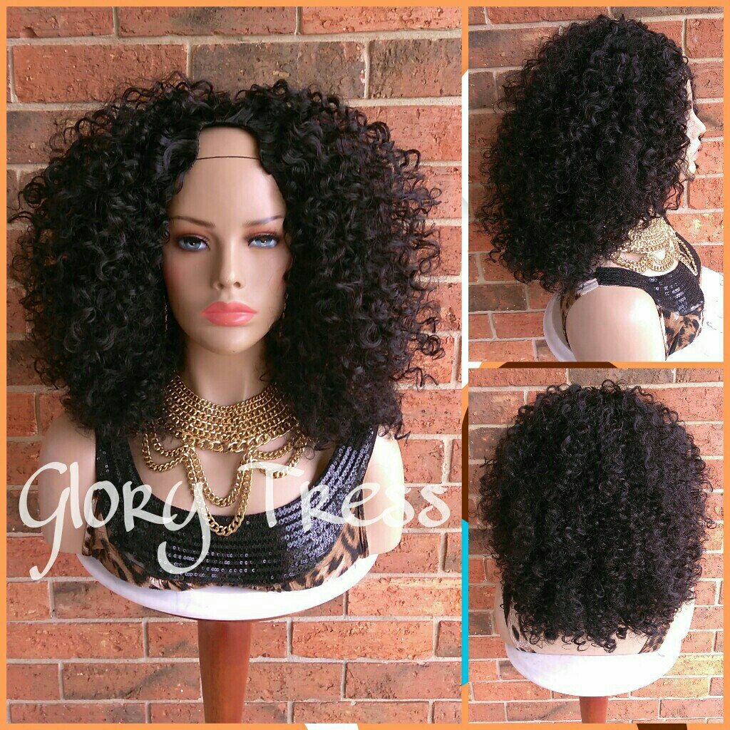 Sofort Lieferbar/Lockiges U Teil Perücke, Natürliche Lockenperücke, Großen Afro African American Perücke Liebe von Etsy - GloryTress