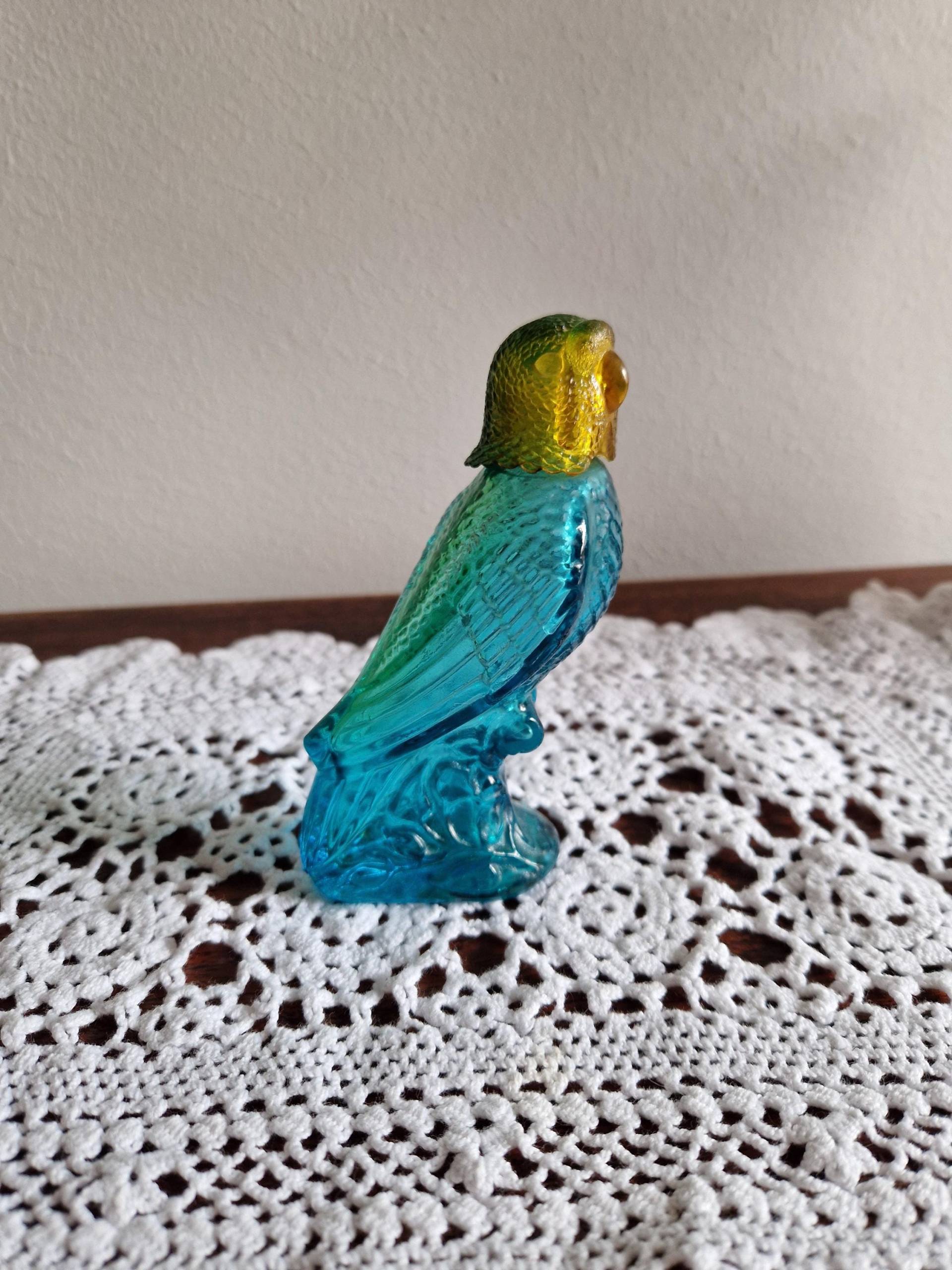 Vintage Avon Parfümflasche „Island Parakeet" - Blaue Vögel Flakon Aus Den 1970Er Jahren von Etsy - GlossyVintagebyUla
