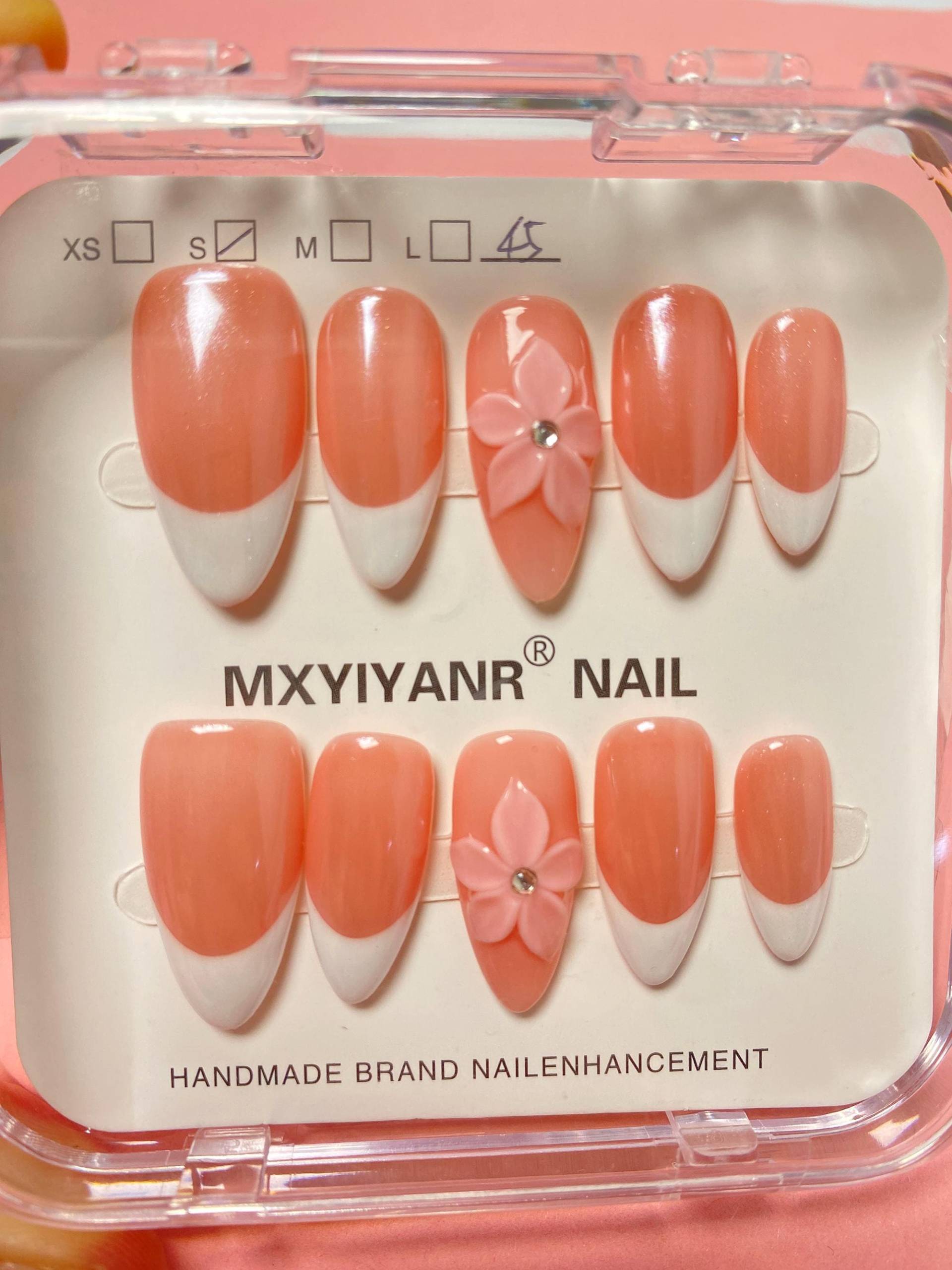 Blooming Pink Flower Bloom Press On Nails Long Almond Nails/3D Floral Nails/Yellow Nails/Holiday Nails/Summer Nails/3D Gel Birthday Nails Blooming Pink Flower Bloom Press On Nails Long Almond Nails/3D Floral Nails/Yellow Nails/Holiday Nails/Summer Nails/3D Gel Birthday Nails von Etsy - Glueckhaus