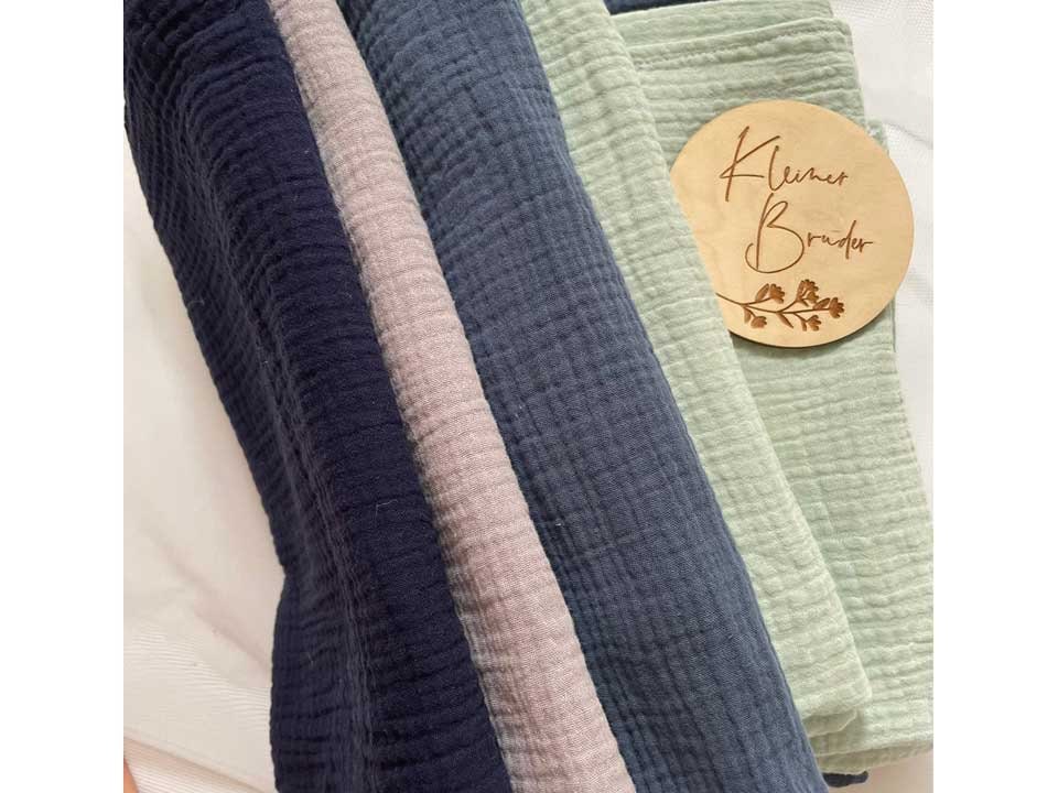 Pucktuch Aus Musselin, 120x120 cm, Swaddle Tuch, Stilltuch, Leichte Babydecke, Sommerdecke, 100% Bio Baumwolle von Etsy - GlueckspilzShop