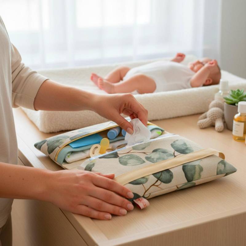 Hochwertige Windeltasche Mit Wickelunterlage Aus Baumwolle Hochwertige Windeltasche Mit Wickelunterlage Aus Baumwolle von Etsy - Glueckspilzig