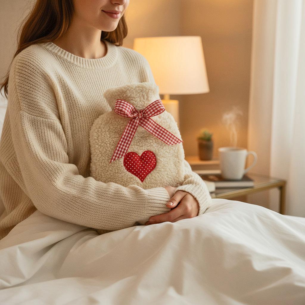 Wärmflasche Mit Teddy Bezug & Herz Stickerei von Etsy - Glueckspilzig