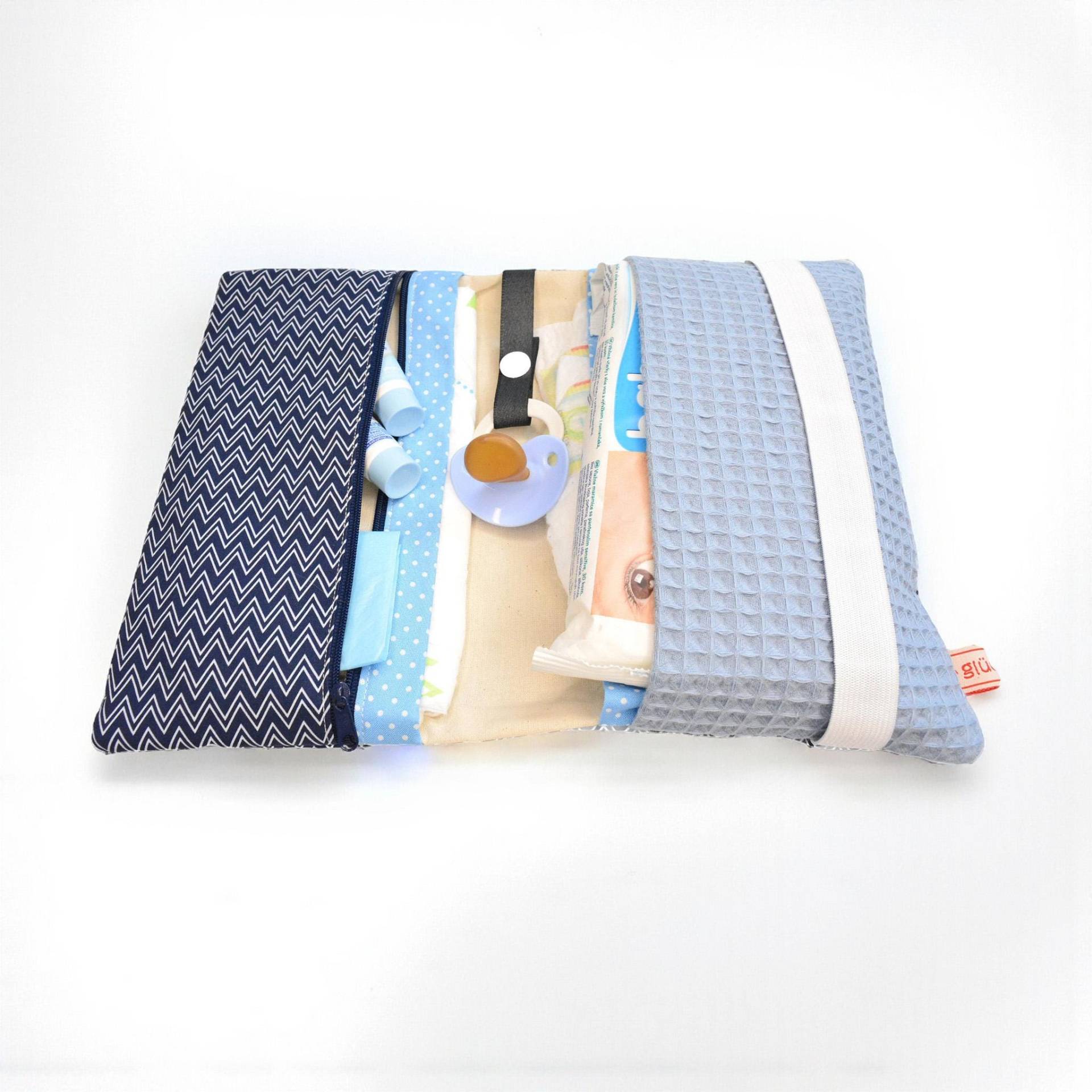 Windeltasche Wickelunterlage von Etsy - Glueckspilzig