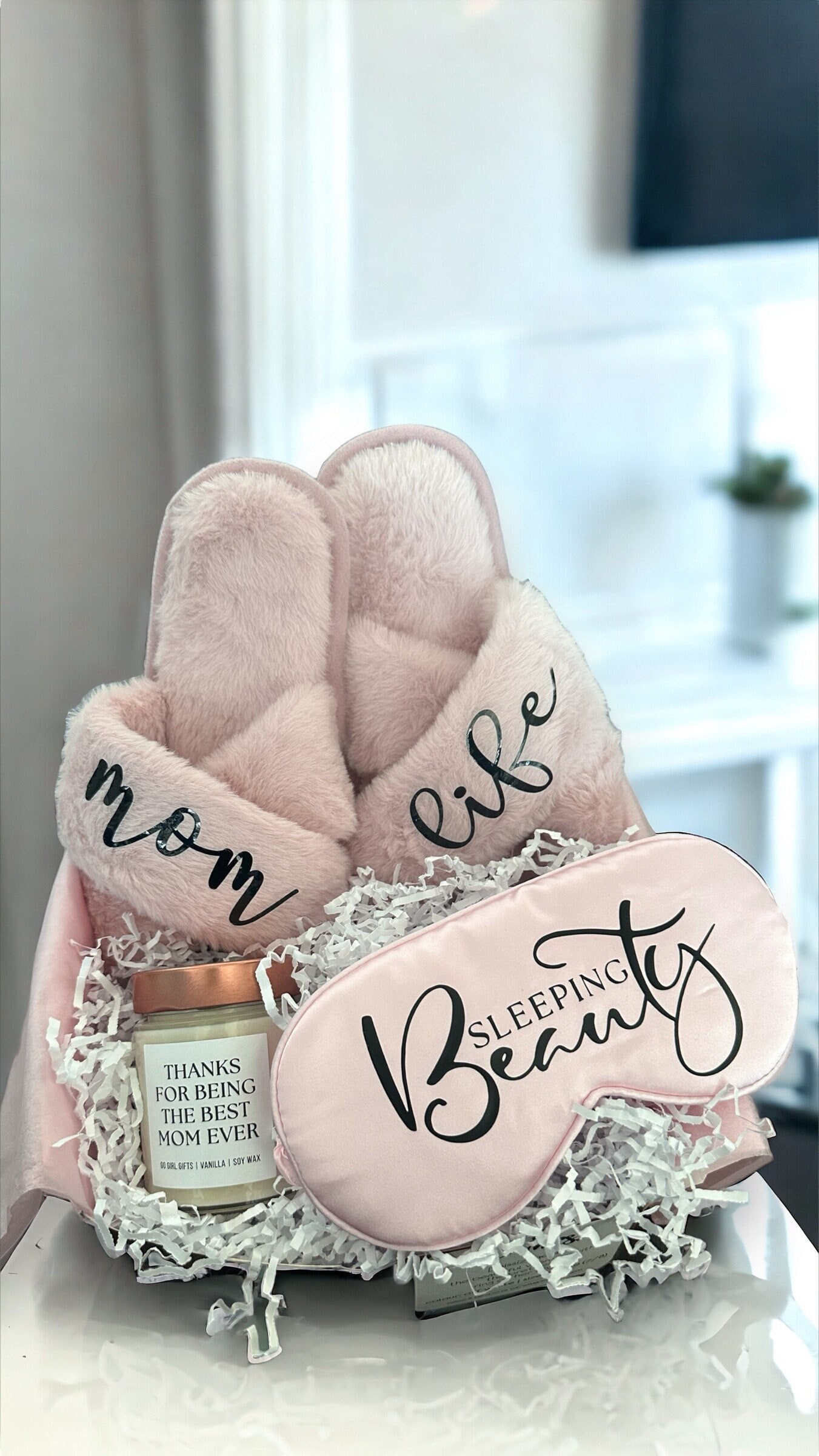 Beste Mutter Aller Zeiten Geschenkbox - Fuzzy Hausschuhe, Schlafmaske & Kerze Set | Muttertag, Neue Mutter, Geburtstagsgeschenk Für Sie Gogirlgifts von Etsy - GoGirlGifts