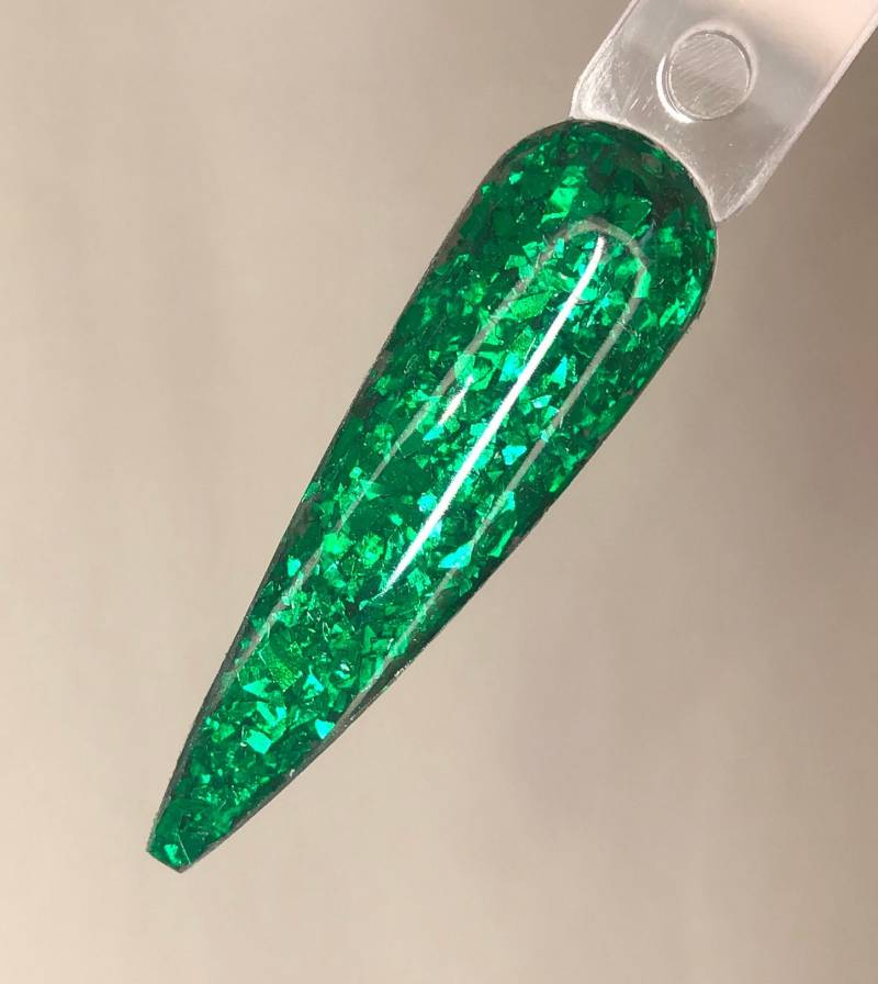 Smaragdgrün Glitter Acryl Puder, Dip Dips, Puder Für Nägel, Nagel Nägel von Etsy - GodessAcrylicsAnDips