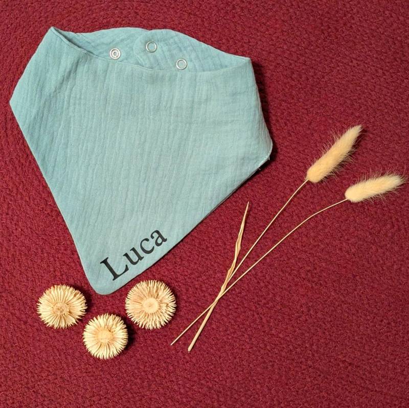 Musselin Lätzchen Aus 100% Baumwolle [Bio] Mit Personalisierung von Etsy - GoldTreasuresDesign1