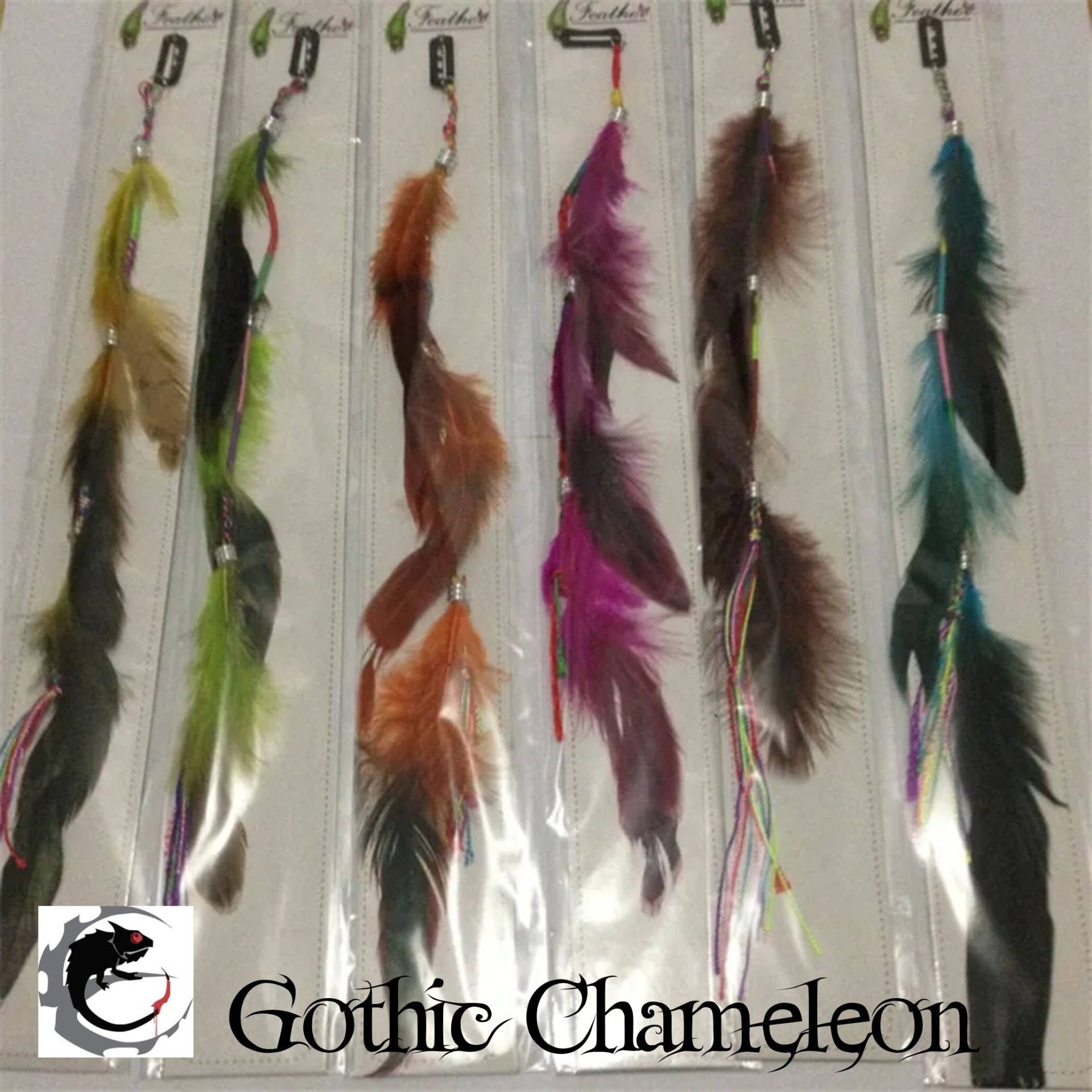 Clip in Feder Haarverlängerung 8 Farben Versandfertig Clip in Feder Haarverlängerung 8 Farben Versandfertig von Etsy - GothicChameleon