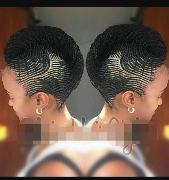 Geflochtene Perücke, Ghana Geflochtene Cornrow Volle Spitzenperücke, Schwarze Damenzöpfe von Etsy - GozellasCreations