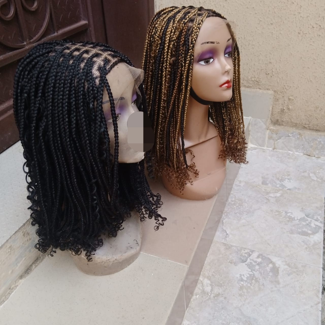 Geflochtene Perücke, Zöpfe Mit Locken, Frontalspitze, Zöpfe, Schwarze Frauenzöpfe, Cornrows, Limonade Twists, French Ghana Geflochtene Perücke, Zöpfe Mit Locken, Frontalspitze, Zöpfe, Schwarze Frauenzöpfe, Cornrows, Limonade Twists, French Ghana von Etsy - GozellasCreations