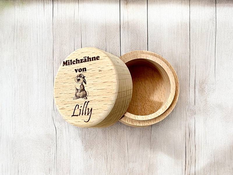 Zahndose Mit Name Aus Holz, Milchzahndose Personalisiert, Zahnfee, Holzdose, Erste Zähne, Personalisierte Gravur von Etsy - GravurStubeDesign