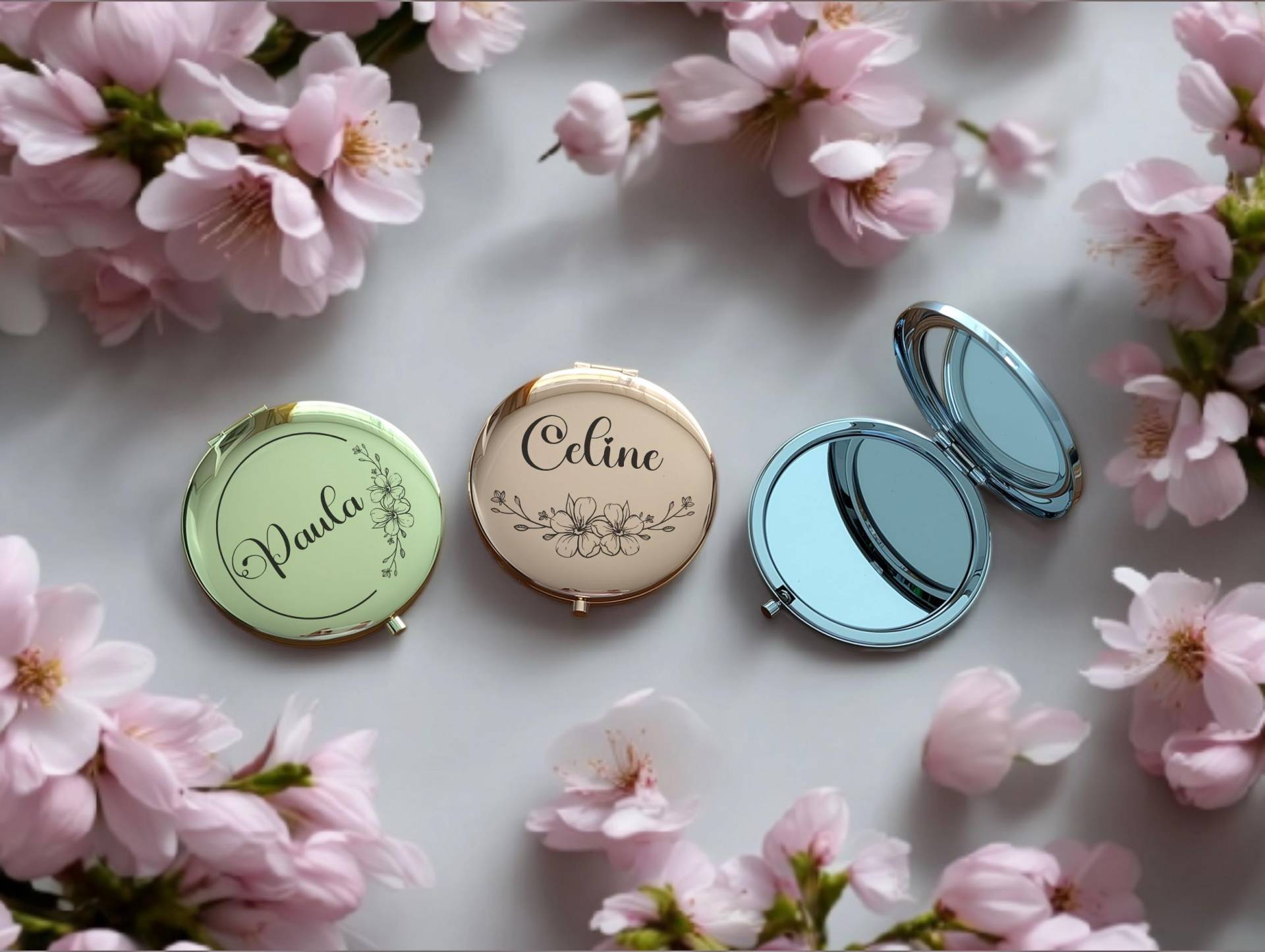Personalisierter Taschenspiegel-Perfektes Geschenk Für Frauen, Freundinnen & Schwestern.einzigartiges Mama.kosmetikspiegel von Etsy - GravurWunderDE