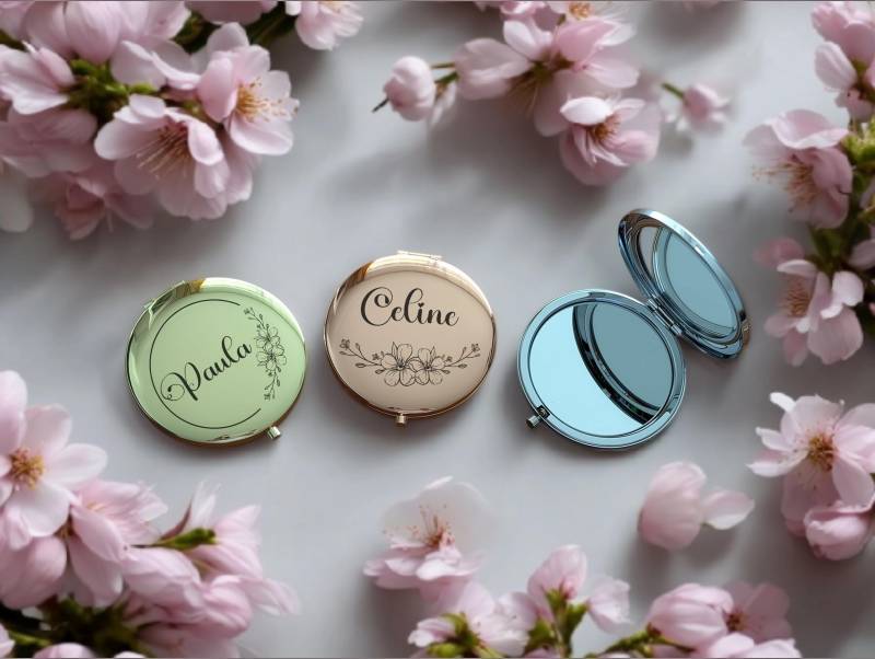 Personalisierter Taschenspiegel-Perfektes Geschenk Für Frauen, Freundinnen & Schwestern.einzigartiges Mama.kosmetikspiegel von Etsy - GravurWunderDE