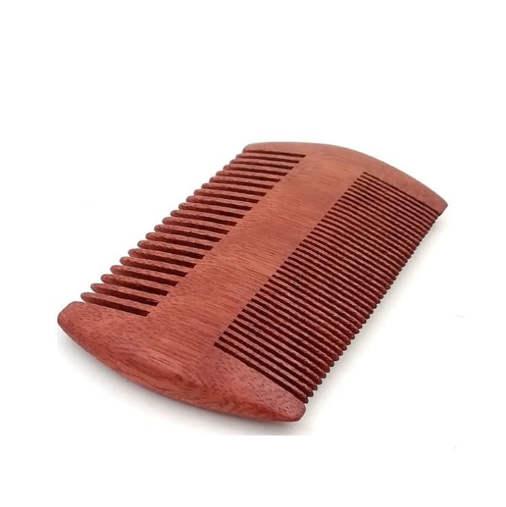 Personalisierte Anpassen Logo -Handmade Redsandalwood Kamm Zwei Seiten Zahn Holzkamm Rote Haare Männer Bartpflege Make-Up-Tool von Etsy - GreatBeardCare