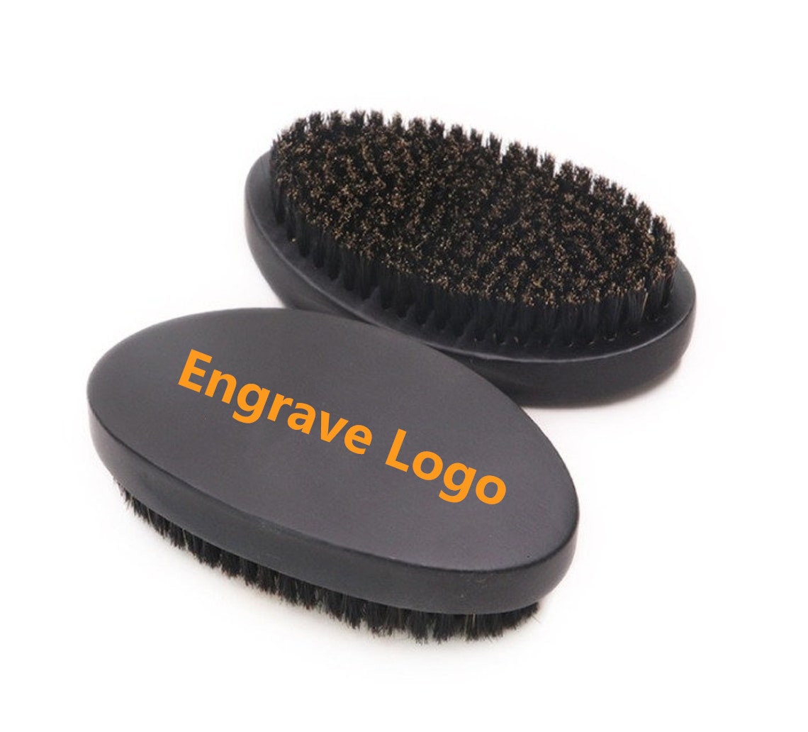 Personalisierte Anpassen Logo-Handmade Schwarz Holzgriff Wildschwein Borsten Bürste Für Männer Bartpflege Make-Up Pflege von Etsy - GreatBeardCare