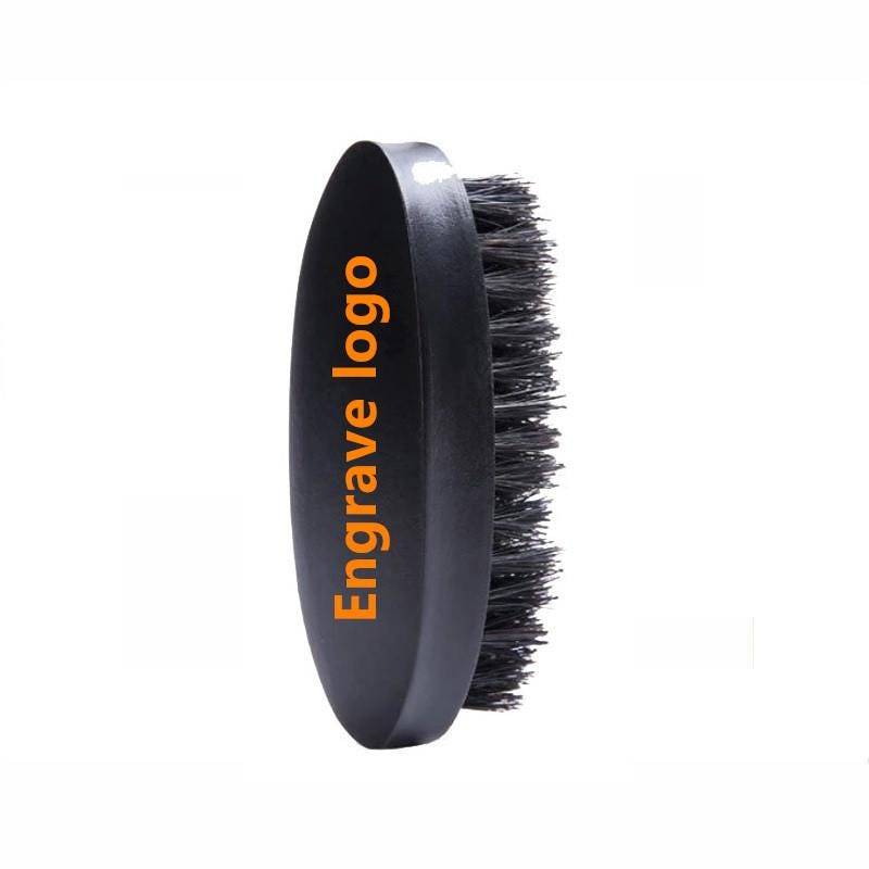 Personalisierte Eberborsten-Bartbürste, Gravierter Schwarzer Holzgriff Personalisierte Eberborsten-Bartbürste, Gravierter Schwarzer Holzgriff von Etsy - GreatBeardCare