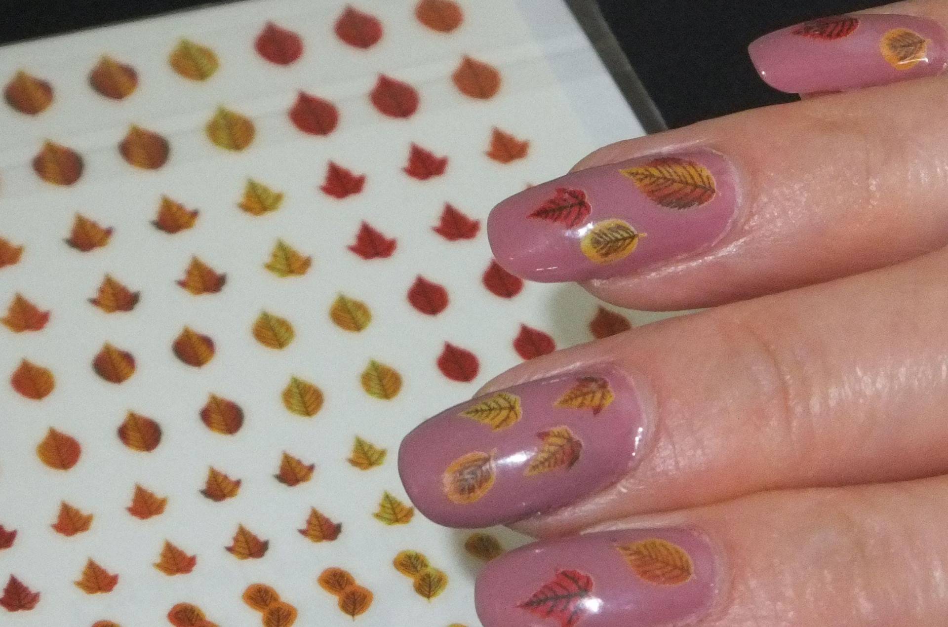 Herbst Blätter Sticker 4 | 100+Sticker Pro Blatt von Etsy - GreatNails101