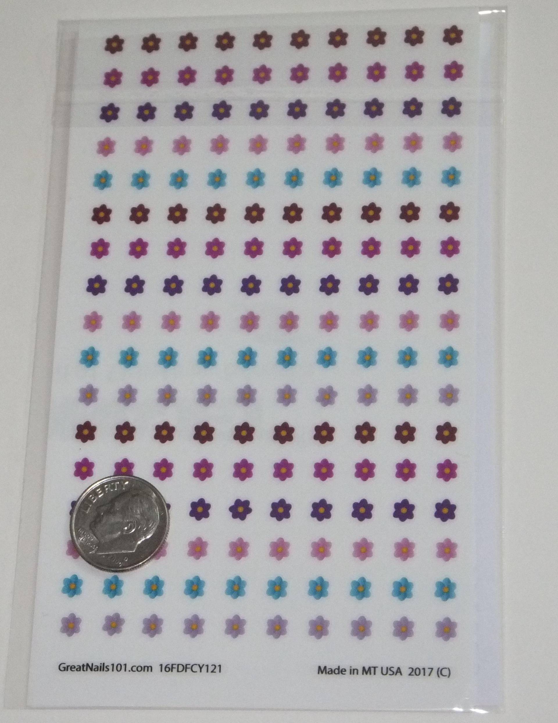 Kleine Blumen | 100+sticker Pro Bogen Kleine Blumen | 100+sticker Pro Bogen von Etsy - GreatNails101