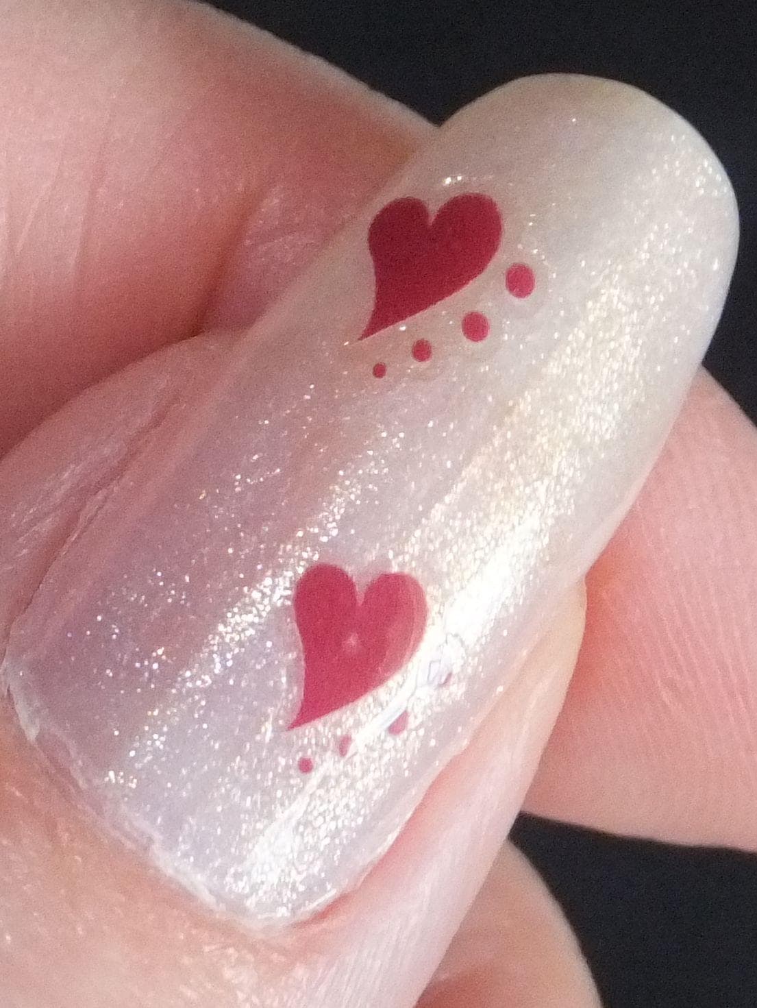 Kleine Herz Nagelsticker 3 | 100+sticker Pro Blatt von Etsy - GreatNails101