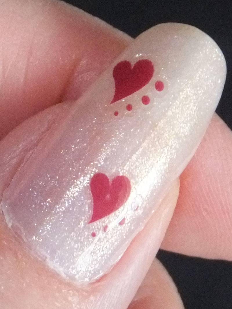 Kleine Herz Nagelsticker 3 | 100+sticker Pro Blatt von Etsy - GreatNails101