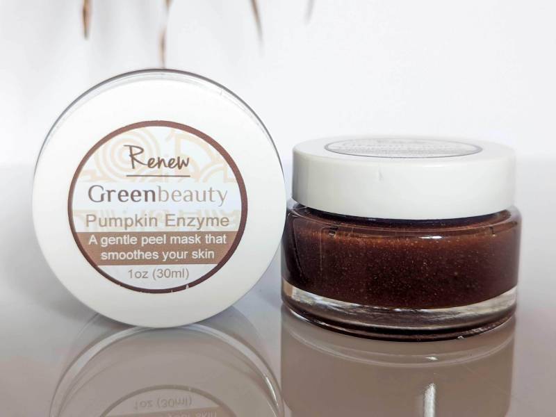 Pumpkin Enzyme Gesichtsmaske Peeling Mit Seetang von Etsy - GreenBeautyCosmetics