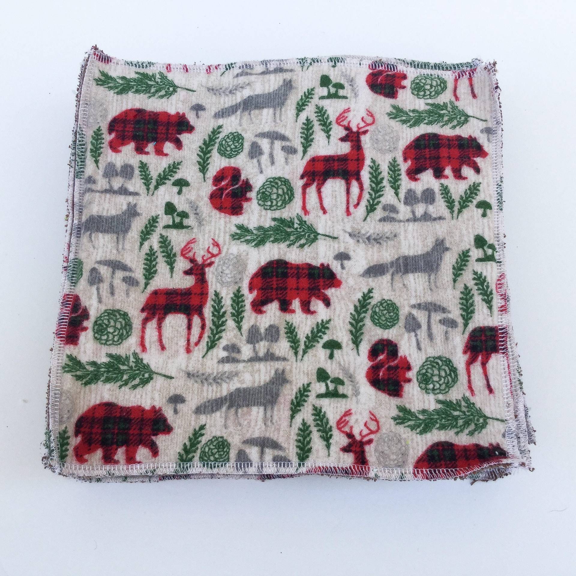 Kleine Servietten, Set Von 10 Deer Print von Etsy - GreenGingerGoods