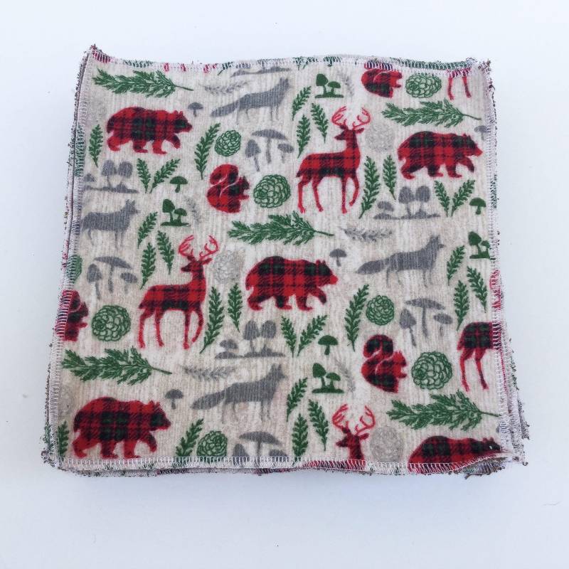 Kleine Servietten, Set Von 10 Deer Print von Etsy - GreenGingerGoods