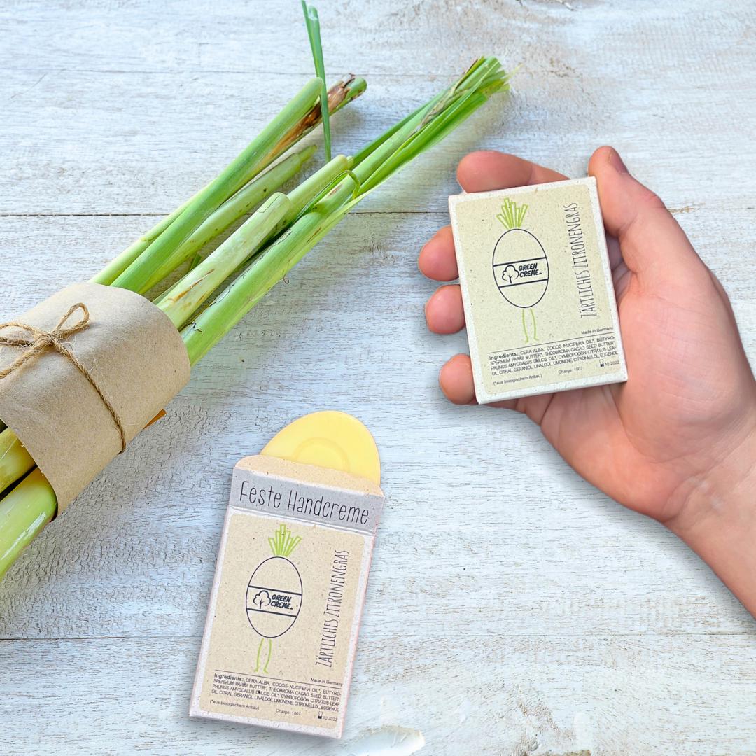 Feste Handcreme Zärtliches Zitronengras - 30 Gramm Feste Handcreme Zärtliches Zitronengras - 30 Gramm von Etsy - GreencremeShop