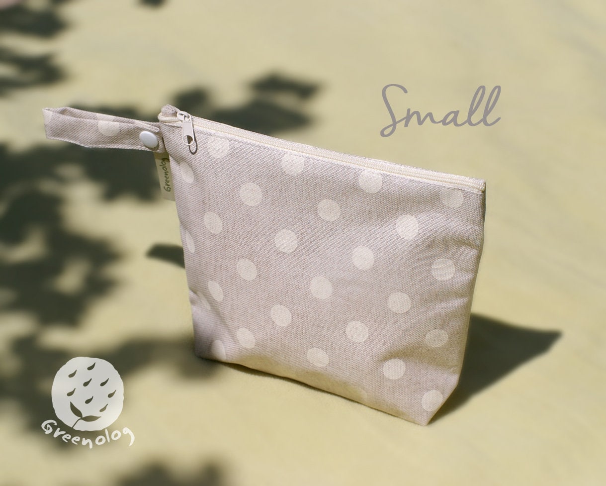 Wet Bag Size S/L With Beige Dot Wet Bag Size S/L With Beige Dot von Etsy - Greenolog